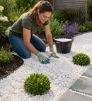 Luxury White Marble Gravel 10mm – High-End Decorative Aggregate for Modern Garden & Landscape Design