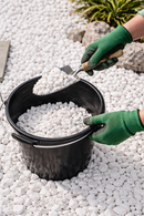 Premium 20mm Polar White Gravel – Spanish Marble Garden Stone for Borders, Paths & Ground Cover