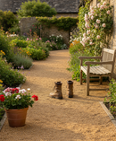 Premium Self-Binding Gravel for Footpaths and Light Traffic Areas - Durable 10mm Limestone Blend with Natural Finish