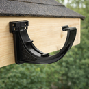 112mm Gutter Fascia Bracket - Black uPVC Support