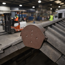 Dry Verge End Cap – Brown – Pitched Roofs