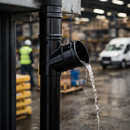 Downpipe Branch – Black uPVC – Exterior Drainage