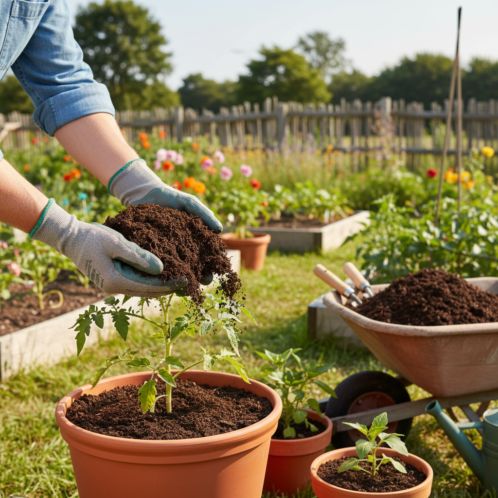 Premium Organic Green Compost for Soil Conditioning, Mulching, and Nut
