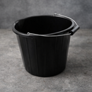 Plastic Bucket – Black – Versatile Use