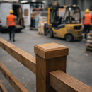 Fence Post Cap – Brown Treated Timber – Outdoor Use