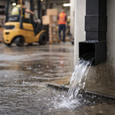 Square Downpipe Shoe – Durable Black uPVC – Exterior Drainage
