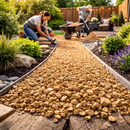 14mm Cotswold Gold Gravel – Golden Limestone Garden Chippings (8–14mm) | Decorative Path & Ground Cover Stone