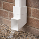 Downpipe Shoe – PVC – Exterior Drainage