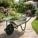 Garden Wheelbarrow – Metal – Landscaping