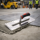 Notched Floor Trowel – Heavy Duty – Tile Adhesive Application