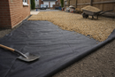 90gsm Driveway Black Weed Control Fabric Membrane 2m x 50m – Heavy Duty Weed Suppressant for Gravel, Stone & Aggregate Driveways