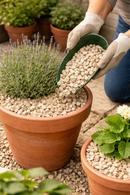 20mm Cream Cotswold Buff Limestone – Timeless Decorative Chippings for Outdoor Living Spaces