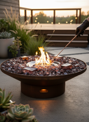 Premium Rose Gold Glass Chippings 10-20mm - 100% Recycled Glass Aggregate for Vibrant Garden Displays