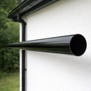 Round Downpipe – Black uPVC – Exterior Drainage