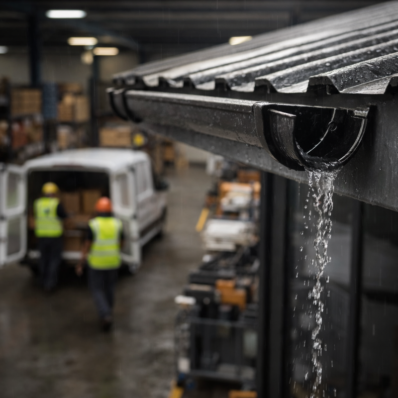 Gutter Stop End – PVC – Residential & Commercial Drainage