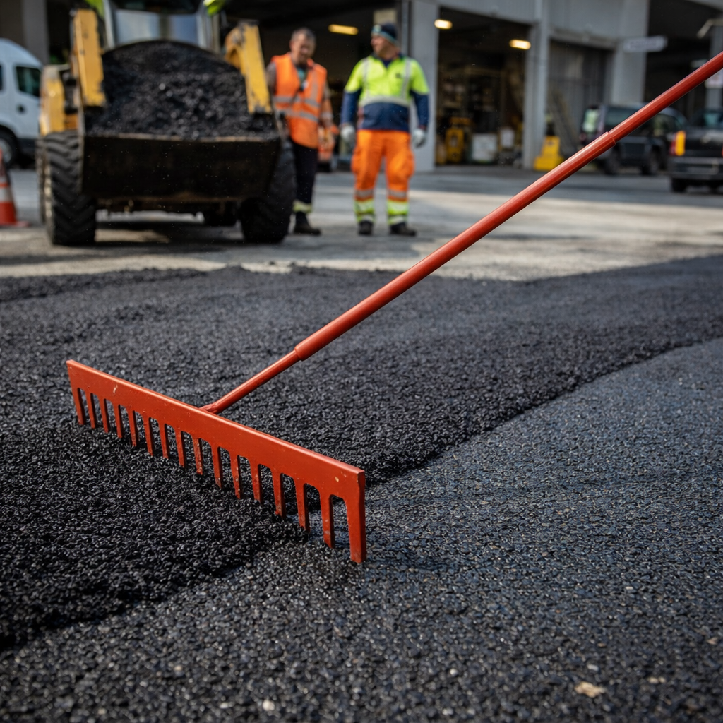 Asphalt Racker Asphalt Rake – Heavy Duty – Outdoor Landscaping