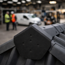 Angled Ridge End Cap – Black – Versatile Roofing Solutions