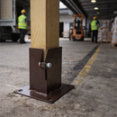 Bolt Down Post Support – Steel – Outdoor Installations