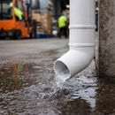 Downpipe Shoe – White uPVC – Exterior Drainage