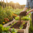 Premium Vegetable Topsoil Blend with Organic Compost for Thriving Gardens - High-Quality Professional Grade for Industrial and Commercial Applications