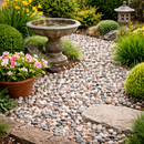20mm Flamengo Marble Gravel Chippings – Pink, Peach & Grey Decorative Garden Stone for Paths, Driveways & Water Features (Bulk & Maxi Bags)