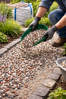 Premium 10mm Multi Spar Gravel – Multicolour Angular Decorative Stone for Landscaping & Driveways