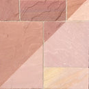Tan Modak Indian Sandstone Natural Calibrated Patio Paving Slabs Pack 18.5m2 22mm